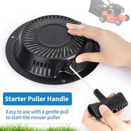 Thijox - Trekstarter Grasmaaier Hecht, Recoil Starter, Handstarter, Duurzaam Kunststof en Metaal, Reserveonderdelen voor Grasmaaiers, Tuinonderhoud — thumbnail 3