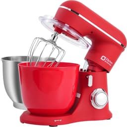 SnelShoppen - Keukenmachine 1300W met 10 Snelheden, 4.5L & 5L Mengkommen, Elektrische Stand Mixer met Klopper, Mixer en Deeghaak (Rood) — thumbnail 1