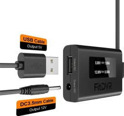SnelShoppen - Dashcam Power Adapter 3-Pin voor Mercedes-Benz, USB LED Display, Eenvoudig te Installeren, 5V 12V Output voor Achteruitkijkspiegel D3-02 — thumbnail 4