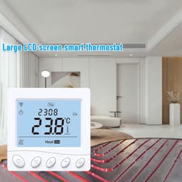Intelligente Thermostaat - Wifi Thermostaat - Energie Besparen - Programmeerbaar Display - 3.2 Inch - Zwart — thumbnail 3