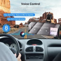 Navigatiesysteem Auto - Dashcam voor auto - GPS Navigatie - Draadloze - 4K DVR - Bluetooth Audio - ADAS Systeem - 11,3" - Achteruitrijcamera - 64TF — thumbnail 3