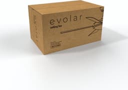 Evolar Plafondventilator met Verlichting - 132 cm - Stille Plafondlamp met Ventilator - Dimbaar Warm Wit Licht (LED) - EVO-CF52MW18 — thumbnail 3