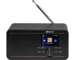 Denver DAB Internetradio - FM - Noodradio - Bluetooth - Alarmfunctie - DIR200 -Zwart