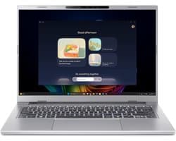 "Acer Aspire 14 AI A14-61M-R6YA AMD Ryzen AI 5 340 Laptop 35,6 cm (14"") WUXGA 16 GB LPDDR5x-SDRAM 1 TB SSD Wi-Fi 6E (802.11ax) Windows 11 Home Duits Zilver"