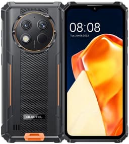 Oukitel G1 Rugged Smartphone 4G T606 6GB 256GB 10600-18W A14, Black w Orange — thumbnail 1
