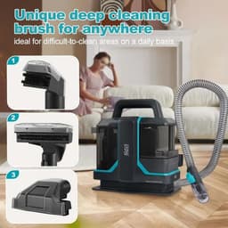 Mookes Spot Cleaner 450W 11kpa Handheld Tapijtreiniger Voor Sofa Gordijn Spray Zuig Geïntegreerde Schoonmaak Machine — thumbnail 4