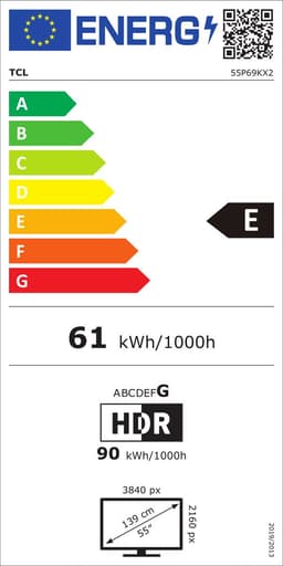 TCL 55P69K - 55 inch - 4K LED - 2025 - Smart TV — thumbnail 2