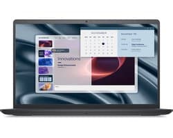 DELL Pro 15 Essential PV15255 AMD Ryzen™ 5 7520U Laptop 39,6 cm (15.6") Full HD 8 GB LPDDR5-SDRAM 512 GB SSD Wi-Fi 5 (802.11ac) Windows 11 Pro Tsjechisch, Slovaaks Zwart
