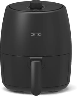 Heteluchtfriteuse - Airfryer - Snelle maaltijden - Eenvoudige bediening - 2 Kwarts - Mat Zwart — thumbnail 1