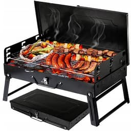 Draagbare Grill in Koffer 42x22cm + Grillaccessoires — thumbnail 4