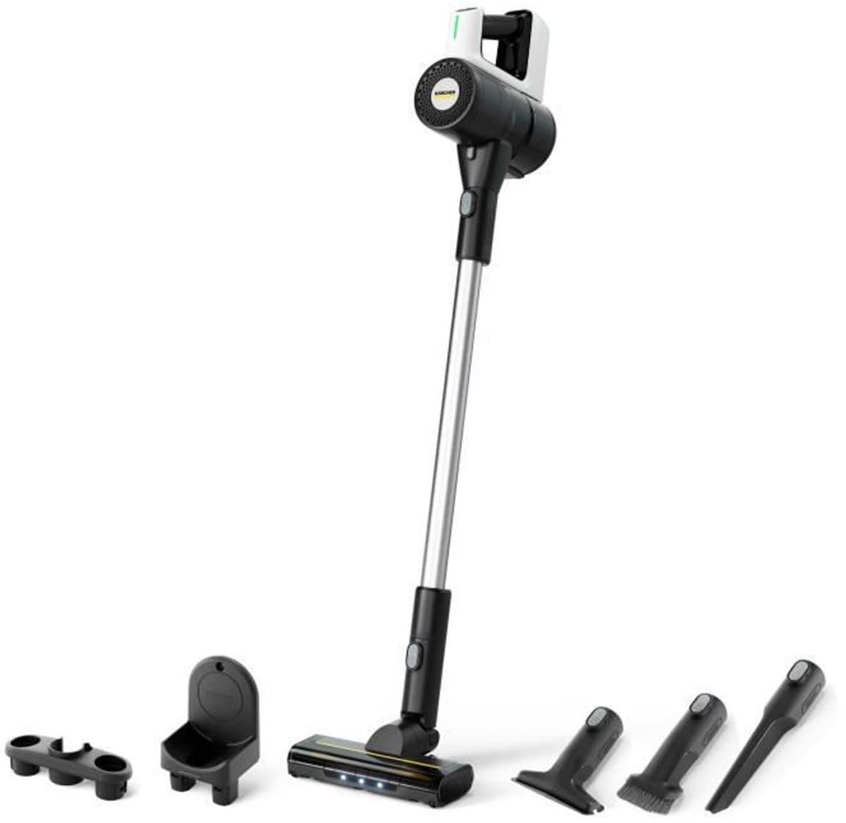 Kärcher VCS 3 Nano Steelstofzuiger - Draadloos - Accu looptijd 40 min - Draaibaar scharnier met Auto-sense intelligente vuildetectie - HEPA filter geschikt voor harde vloeren zoals steen, laminaat, linoleum, PVC maar ook tapijt — afbeelding 1