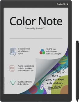 PocketBook Color Note e-note – 10.3 inch E Ink Kaleido 3 kleurenscherm – 32 GB – met stylus – Stormy Sea — thumbnail 1