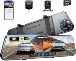 AZDOME® Dashcam Voor Auto - Dashcam Voor Auto Full HD GPS - Dual Dashcam Voor Auto - Dashcam Auto Met Nachtzicht - Dashcam Auto - Dashcam Voor Auto Voor en Achter - Dashcam Auto Voor en Achter - Dashcam Voor Auto Met Wifi - Dashcam Wifi