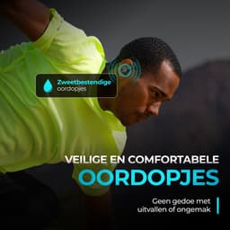 JLab Go Sport Draadloze Oordopjes - Oortjes Draadloos - Bluetooth - 35 uur Batterijduur - IP55 Waterbestendig - Aanpasbare EQ3 instellingen - Hardlopen - In Ear - Zwart — thumbnail 2