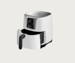 Grundig FRY 6840 Enkel 3 l Vrijstaand 1300 W Heteluchtfriteuse Zwart, Wit — thumbnail 2