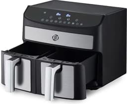 Equivera Dubbele Airfryer - Dubbele Mand - Dual Cook - Heteluchtfriteuse - Verschillende Programma's - Dual Zone - Mega — thumbnail 1