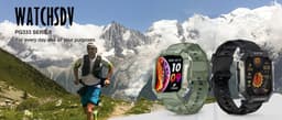 Tijdspeeltgeenrol PG Smartwatch - Oranje - Waterdicht IP68, Gezondheidstracker met GPS, Hartslagmeter en Lange Batterijduur — thumbnail 3