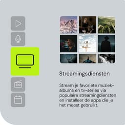 Smart MP3 Speler Bluetooth en Wifi - 16+64GB - 4 HD Touchscreen - BT 4.1 - MP4 Video Speler - Streaming Apps - Voice Recorder - M400 - Zwart — thumbnail 3