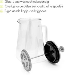 Leopold Vienna - French Press cafetière Dubbelwandig Otto 800 ml (6 kopjes) — thumbnail 2