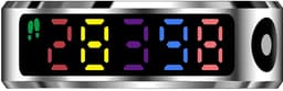 WizBay Premium Select® Smart Ring Color LED Zilver - Maat 12 - Hartslag Slaap Zuurstof - Gesture - Multi Sport Modi — thumbnail 4