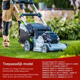 Accessoires voor grasmaaiers - Carburateur van grasmaaiermotor Compatibel met Briggs & Stratton 799583 591160 593261 591110 - Luchtfilter van carburateur — thumbnail 2