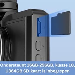 White-label® Dashcam voor Auto - Dualdashcam Voor en Achter - Full HD - Zwart — thumbnail 2