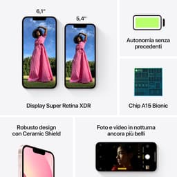 Apple iPhone 13 mini - 256GB - Roze — thumbnail 4