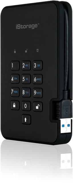 iStorage diskAshur 2 - externe harde schijf - 2000 GB - Cijfercode - Zwart — thumbnail 4