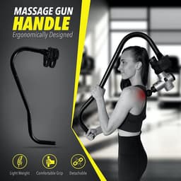 Massage Pistool Houder Rug Compatibel Moeilijk Bereikbare Plaatsen Zwart — thumbnail 3