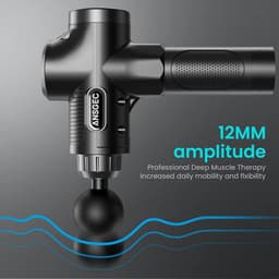Massage Pistool 30 Snelheden Diep Weefsel - 10 Massage Koppen - Krachtig Antislip Stil Professioneel Elektrisch Handheld Massage Pistool voor ontspannen herstel - LCD aanraakscherm — thumbnail 4