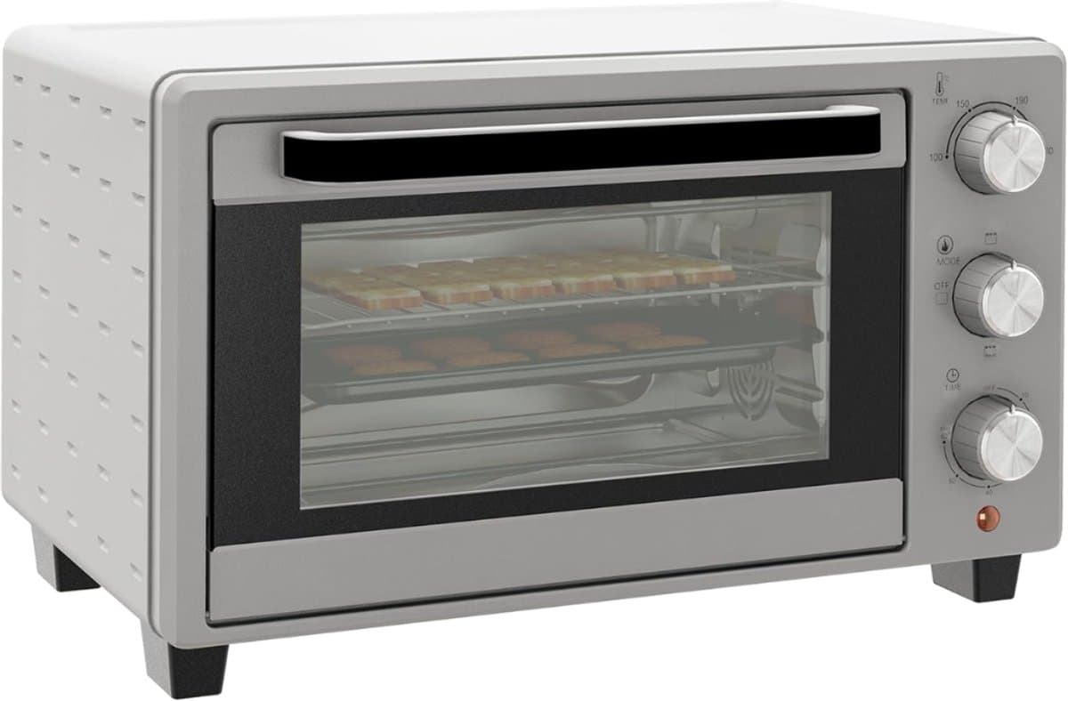 SAVI® Stoomoven - Stoomoven Kookboek - Zilver - 39cm x 46cm x 29cm — afbeelding 1