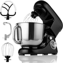 SAVI® Mixer met mengkom - Mixer - Mixer met mengkom keukenmachine - Zwart - 42cm x 25cm x 40cm — thumbnail 1
