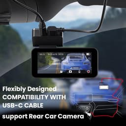 Auto Dashcam 2.5K QHD met 3.4 inch IPS Scherm — thumbnail 2