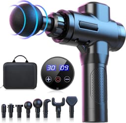 SCH® Massage Gun Professioneel - Massage Gun -Zwart - 15cm x 5cm x 22cm — thumbnail 1