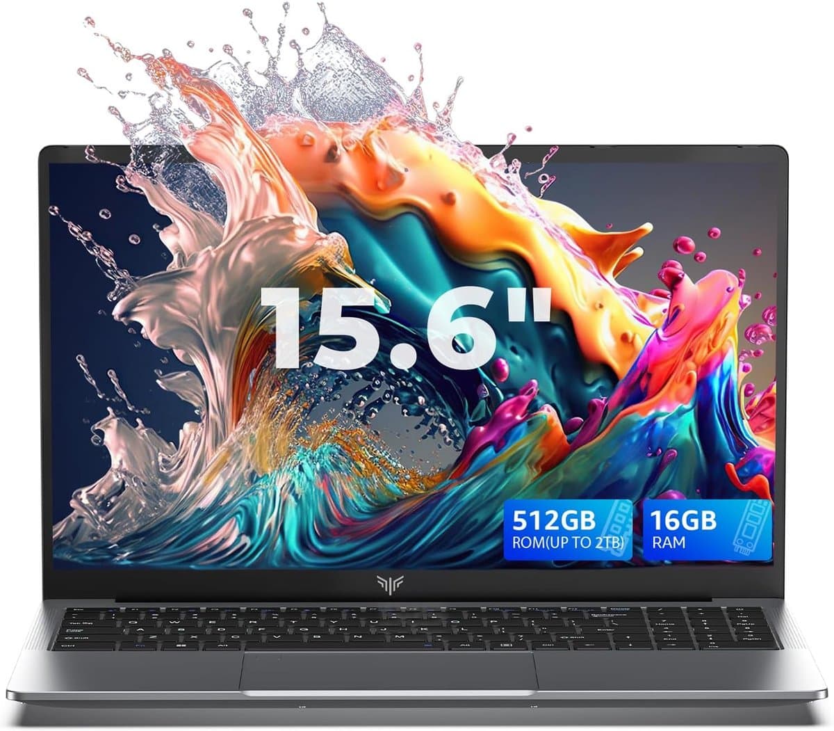 Acemagic LX15 Laptop - 15,6 inch - Intel N95 processor tot 3,4 GHz - 16GB DDR4 RAM 512GB SSD - Windows 11 Pro - WiFi 5 - BT5.0 - Notebook Grijs — afbeelding 1