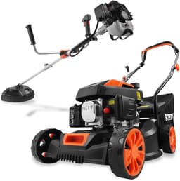 FUXTEC Benzine tuinset – Grasmaaier FX-RM4180 & Bosmaaier FX-MS125 80cc voor gazon en tuinonderhoud — thumbnail 1