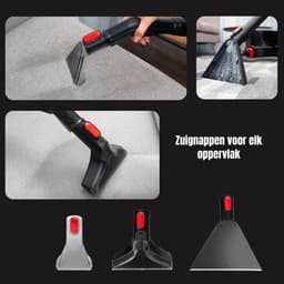 SVN® Tapijtreiniger machine - Tapijtreiniger - Tapijtreiniger apparaat - Zwart/Rood - ‎52cm x 28cm x 29cm — thumbnail 2
