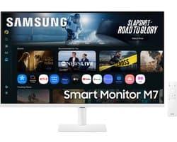 Samsung Smart M7 LS32FM703 - 4K - VA-paneel - 32 inch - wit