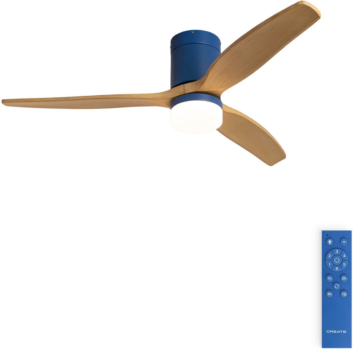 CREATE - Stille 40W plafondventilator met technische ABS bladen in verschillende maten - WIND CALM — afbeelding 1