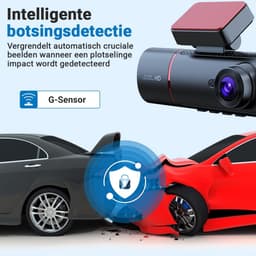Dashcam voor Auto - Dual - Camerabewaking - Full HD - Veiligheid — thumbnail 3