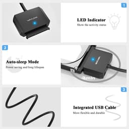 USB C naar SATA III Adapterkabel voor Externe Harde Schijven — thumbnail 4