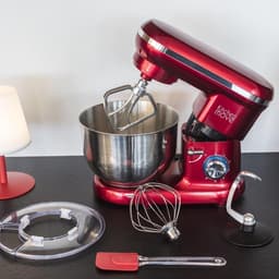 Krachtige 1500W Keukenmachine RVS Kom 5.5L - 6 Snelheden & 4 Accessoires — thumbnail 3