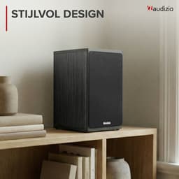 Draadloze speakers - Audizio BS20 speakerset - Luidspreker boxen met Bluetooth - Oplaadbare accu - Antraciet — thumbnail 5
