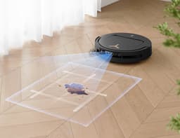 ECOVACS - DEEBOT T50 Pro OMNI BLACK GEN 3 - TruEdge 2.0 Adaptive Edge Cleaning - 25000Pa Powerful Suction - ZeroTangle 3.0 Anti-tangle Technology - Auto-lift Mopping en tapijt schoonmaak strategie - AI Instant Re-mop - TrueMapping 2.0 — thumbnail 5