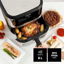 Grote Digitale Airfryer XL 8L - 2100W met 12 Programma's en Touchscreen | Snelle & Gezonde Bereiding — thumbnail 2