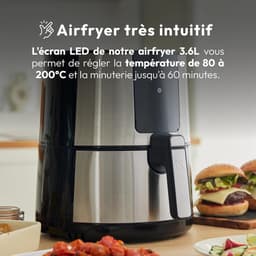 Heteluchtfriteuse met Grote Inhoud en Touchscreen Bediening — thumbnail 5