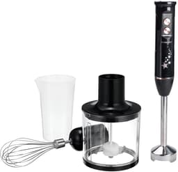 Sokany, Staafmixer 600W 4-in-1 met Hakmolen en Garde, Grijs — thumbnail 4