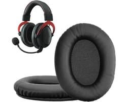 kwmobile 2x oorkussens geschikt voor Kingston HyperX Cloud II 2 / Cloud III 3 / III S / 3S - Earpads voor koptelefoon in zwart