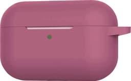 Hoesje - Geschikt voor Apple AirPods 3 - met Clip - Siliconen Hoes - Silicone Case Cover - Oud Roze — thumbnail 3