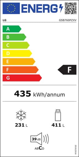 LG GSB760PZXV Amerikaanse Koelkast - Zilver met 642L inhoud | Total NoFrost | Moist Balance Crisper | Inverter Linear Compressor — thumbnail 2